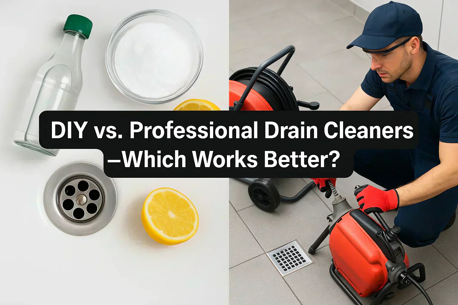 DIY vs. Professional Drain Cleaners—Which Works Better?