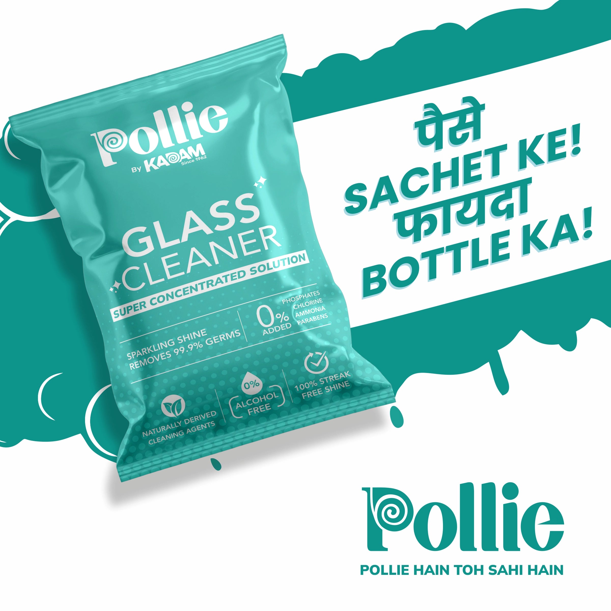 Glass Cleaner Sachet