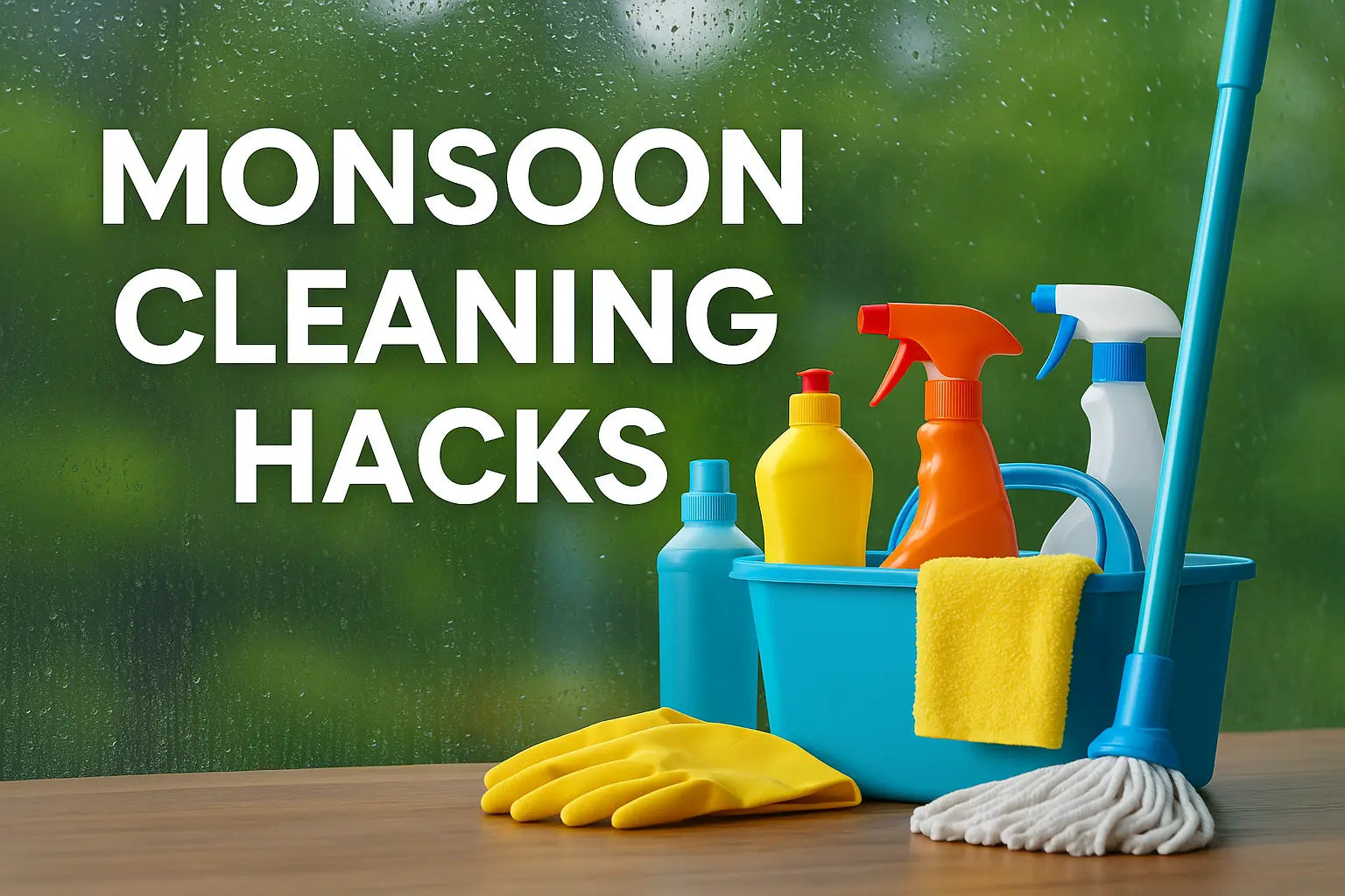 Monsoon Cleaning Hacks: Protecting Your Home from Germs & Odors