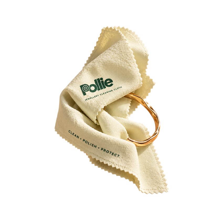 Pollie Jewellery Cleaning & Polishing Cloth for cleaning and polishing gold, silver and precious jewellery