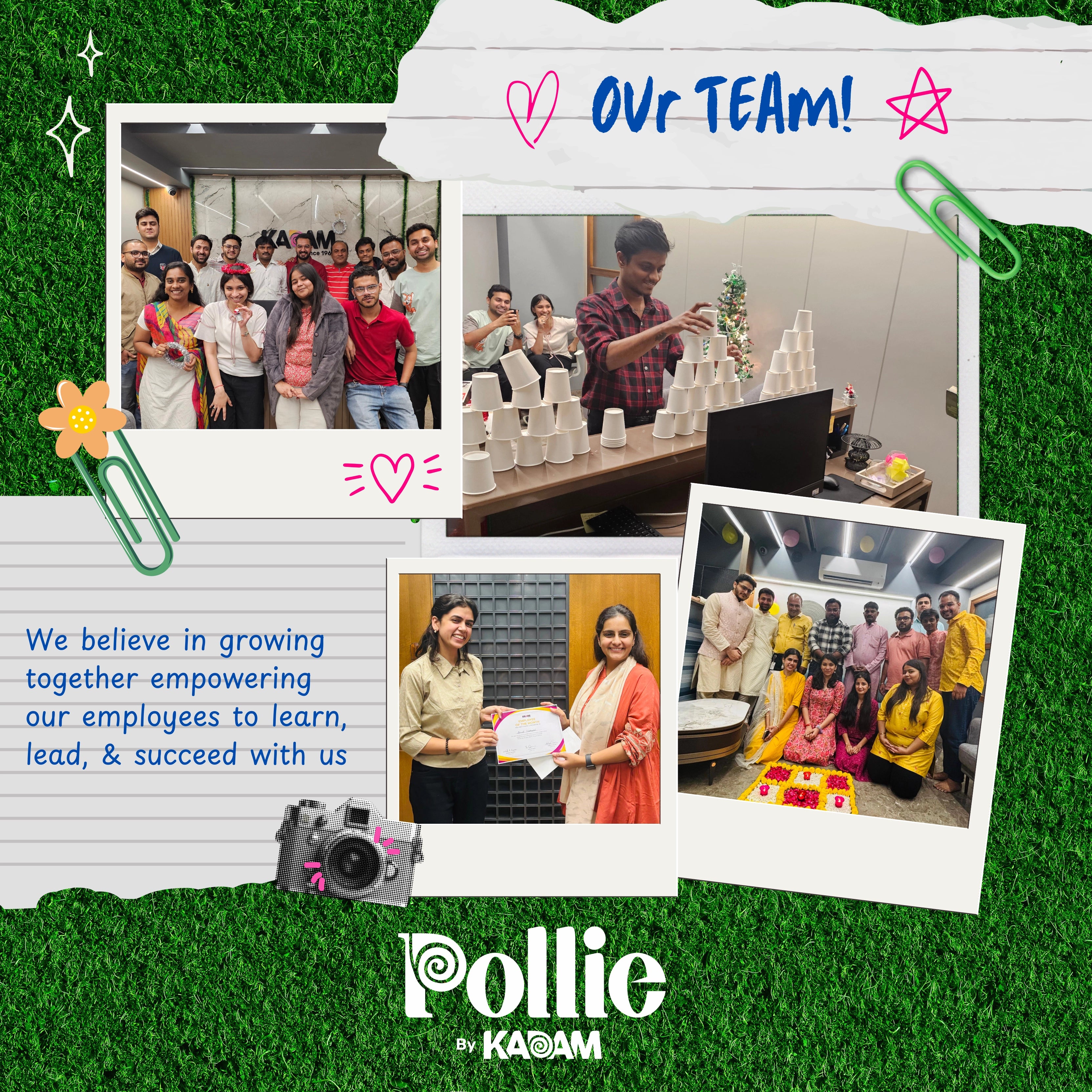 Join our team at Pollie! A dynamic and innovative workplace where your career can thrive. Explore opportunities today